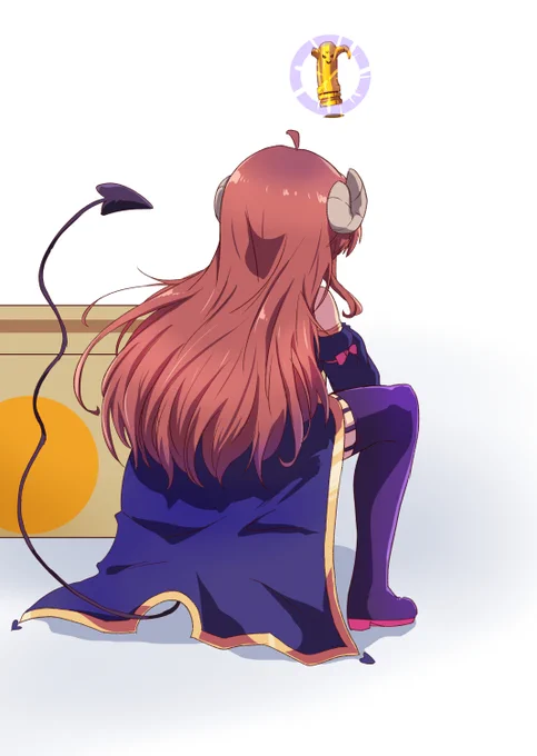 勝利のまぞくシャミ子ごせんぞあれを撃てばいいんですか?メガニケっぽいやつ声優さんつながりで描いてみた 