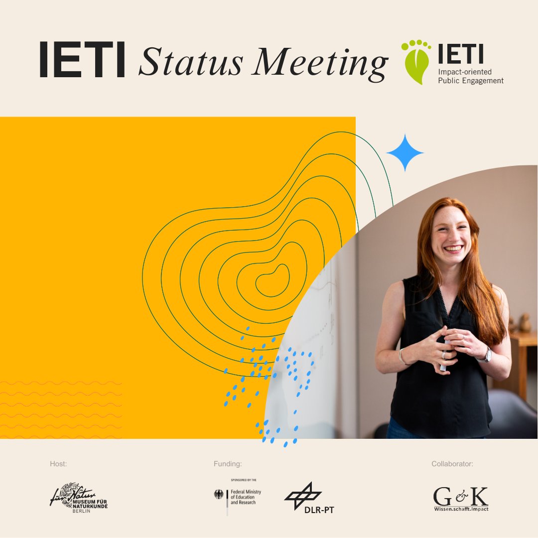 IETI_MfN's tweet photo. #IETI's 2023 Status Meeting took place last week at @mfnberlin. We had the pleasure to discuss our progress with our collaborator and the funding executing agency. Thanks to @DRL_PT and Görgen &amp; Köller GmbH for participating.

#PublicEngagement #Impact #CultureChange #CoCreation https://t.co/DVSl1fVUxf