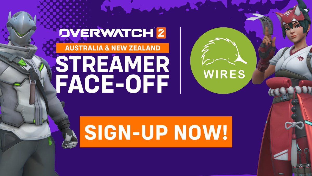 pog's tweet photo. 🚨ANZ OVERWATCH STREAMERS🚨
The #ANZFaceOff tournament is back... this time for a great cause - raising money for @WIRESWildlife🐨
 
⭐YOUR FAVOURITE ANZ CREATORS (tag one!)
🎙️LIVE AND CASTED @AOEsports 
 📅9 &amp; 10 DEC 2023

📝SIGN-UP HERE: https://t.co/2mKNqjY03v (closes 18 Nov) https://t.co/eePEWZzkT3