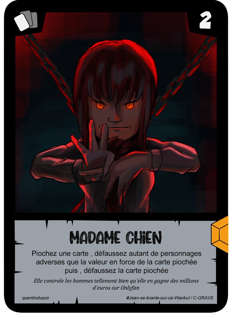 quentin_flm's tweet photo. @WankilStudio Euh bonjoir messieurs du #wankulfaq , j'aimerai savoir si je pouvais vous dessiner des cartes , vous savez comme celles de la PGW , parce que jui trsite jé pa dessinez et jui gratui

PS : N'OUBLIEZ PAS DE FAIRE UN MATCH ENTRE VOUS , JE ME SUIS EMBÊTÉ À FAIRE DES ASSETS lol https://t.co/chBVWqvCZs