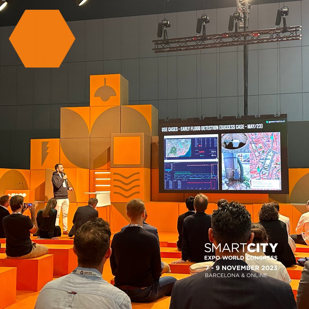 SmartCityexpo's tweet photo. Ready to start the session "Startup Pitches | Innovation for a Greener Tomorrow”

Join us at 📍 Hall 1 | Plaza: Innovation

🗣️ With the speakers:
🔹 @RosaAriasAlv, @SciencefChange
🔹 Paul Gray, Cache Net Zero
🔹 Tiago Marques, @greenmetrics_ai
🔹 Anna-Lena Erdmann, @cellgrid
🔹 Miguel Domingo Lodeiro, Staria Technologies
🔹 @SaunierEric, @Insiteo
🔹 Baris Can Ustundag, @airqoon

#SCEWC23