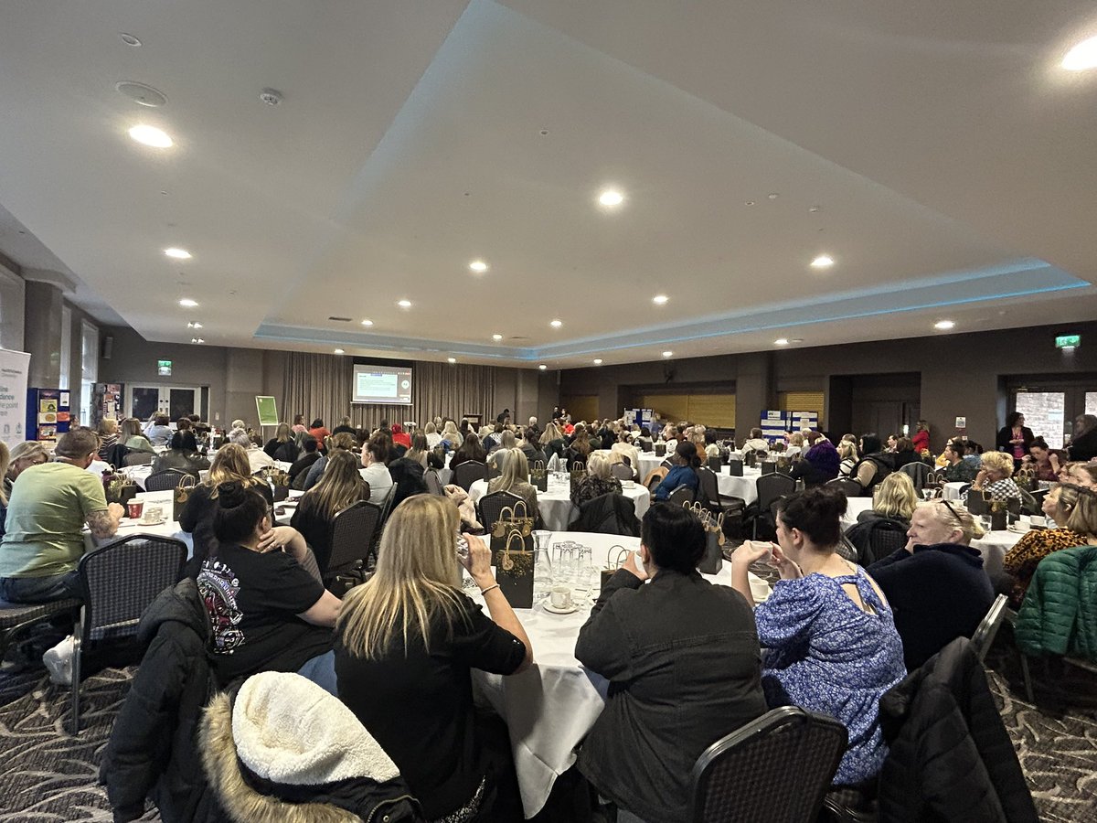 kathryn_tweddle's tweet photo. The @NCICNHS Healthcare Support Worker Conference has started today with Lyn Simpson, Chief Executive sharing appreciation for their fantastic contribution to the trust. Some exciting speakers to come! ⭐️ https://t.co/2wqyRX8tKk