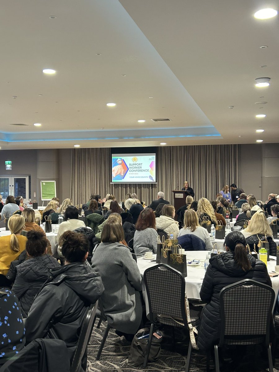 kathryn_tweddle's tweet photo. The @NCICNHS Healthcare Support Worker Conference has started today with Lyn Simpson, Chief Executive sharing appreciation for their fantastic contribution to the trust. Some exciting speakers to come! ⭐️ https://t.co/2wqyRX8tKk