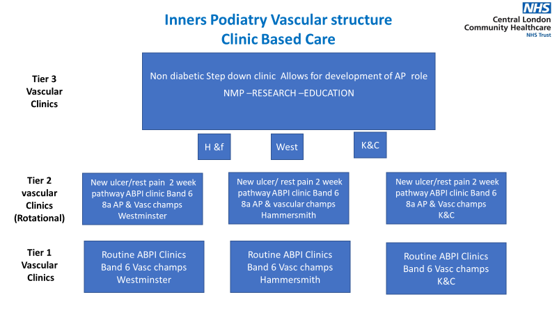 Is this a better Podiatry structure to support vascular Podiatry development and improve patient care