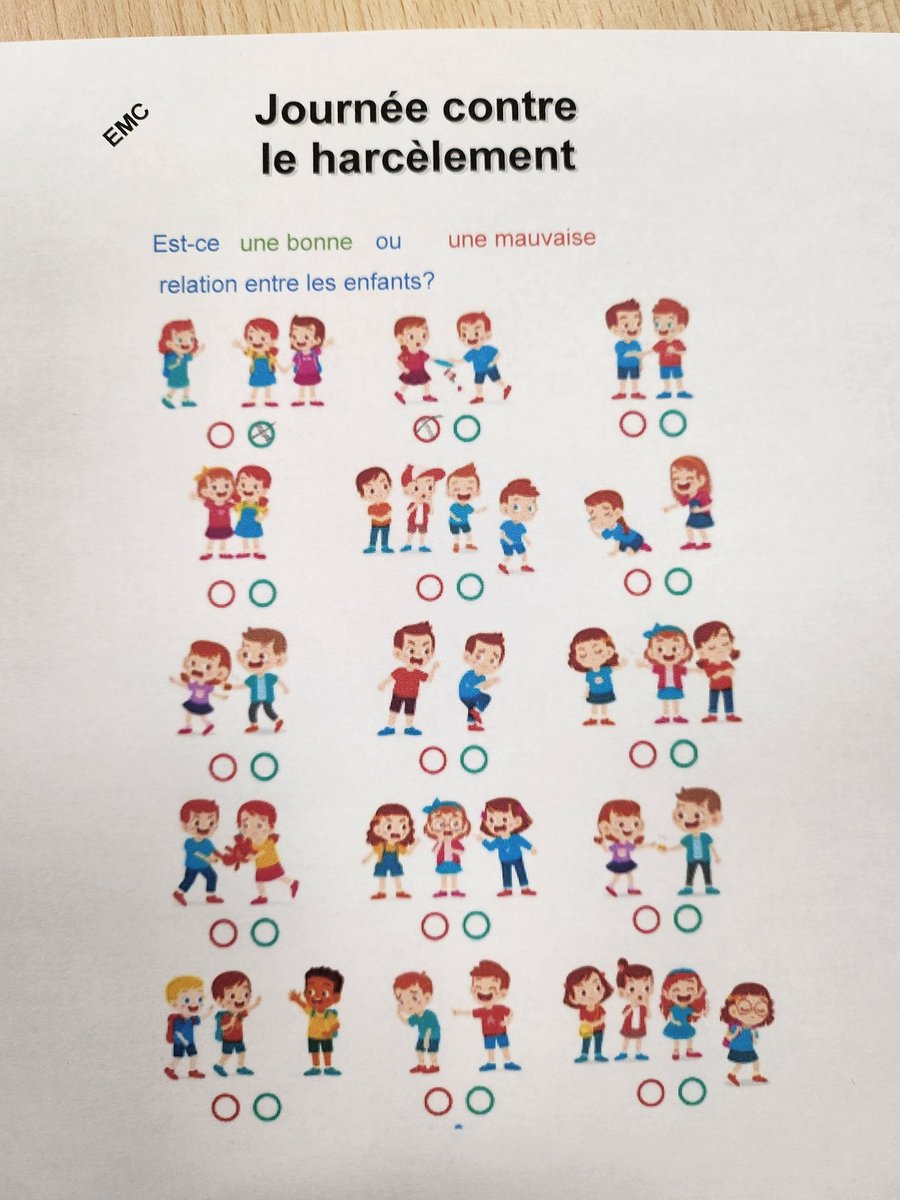 SteflafPro's tweet photo. Journée contre le harcèlement, débat, échange, mise en scène en classe de CP, clip #nah #cp #ecoleMenon #menon #emc #phare @acgrenoble
@MarzoukMohamme3 @patrice_gros https://t.co/tJX907dvS9