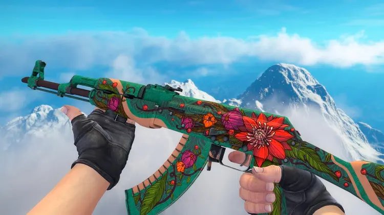 mohd05000's tweet photo. Ak-47 wild lotus một trong những skin rất đẹp và giá trị trong game csgo2, giá của skin này vào khoảng từ $3000 - $12000 tuỳ vào float, có bác nào chơi csgo không nhỉ 😂 #CSGO2 #IEM #skincsgo #viral #căng #Crypto #NFT #Bitcoin #Steam #valve https://t.co/ydl4j0EaQg
