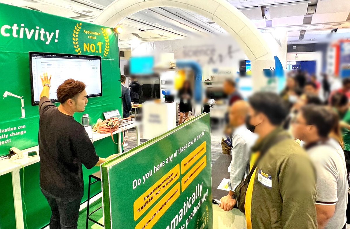 aldagram_inc's tweet photo. 🥹🥹フィリピン🇵🇭展示会大盛況🥹🥹
現在開催中の #PHILCONSTRUCT の会場の模様です☟
KANNAのブースには、たくさんの方が🙌
皆さん、アルダグラムスタッフの説明に真剣に耳を傾けています。
#フィリピン でも #KANNA の注目が集まっています🚀🚀
12日まで開催中!
#Philippines #Aldagram #カンナ https://t.co/WFX5zDtjOZ
