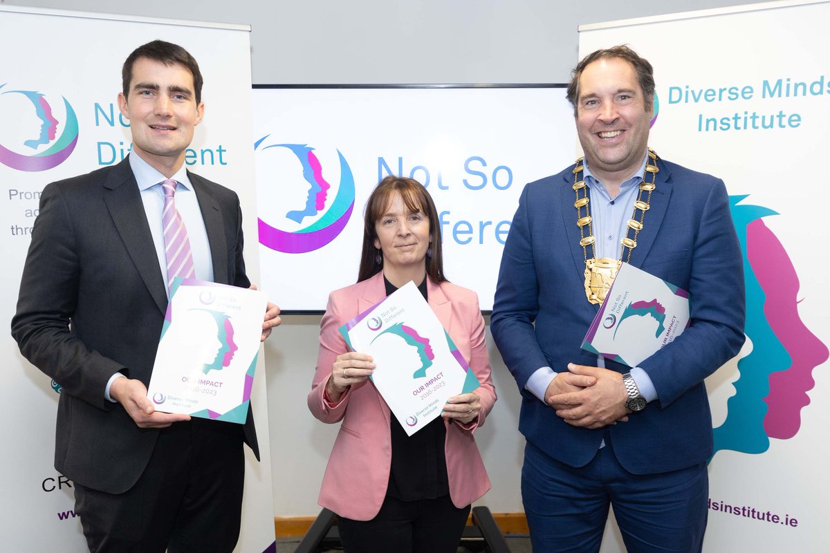 We were thrilled to have <a href="/jackfchambers/">Jack Chambers TD</a> and <a href="/MayorofFingal/">Mayor of Fingal</a> with us yesterday to help launch our Impact Report. This is the culmination of seven years piloting The Diverse Minds Insitute approach to changing how neurological diversity is defined and understood across Ireland