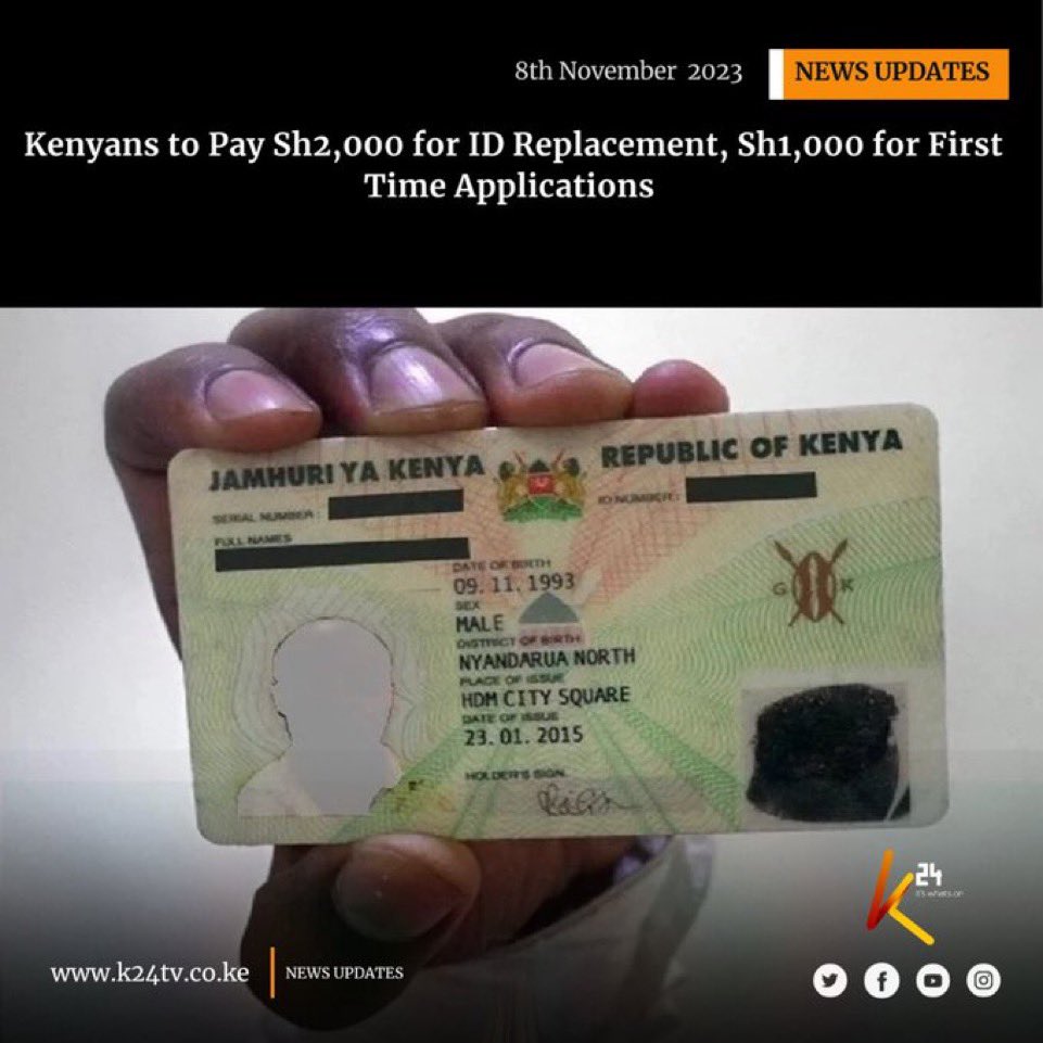 HusseinFatma05's tweet photo. Make it make sense
Kwanini nilipe ?

#MyIDMyRight #DoIDRight https://t.co/V4YGiXnEcu