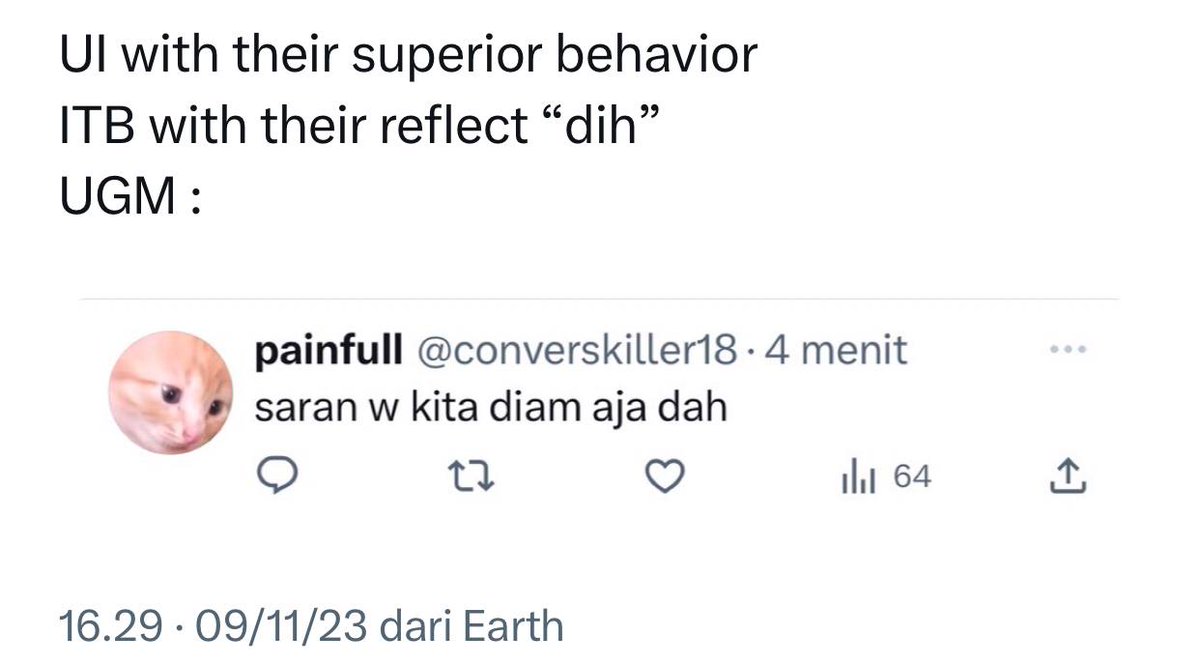 UGM_FESS's tweet image. Fuck ribut, we’re using nrimo ing pandum card ugm_fess