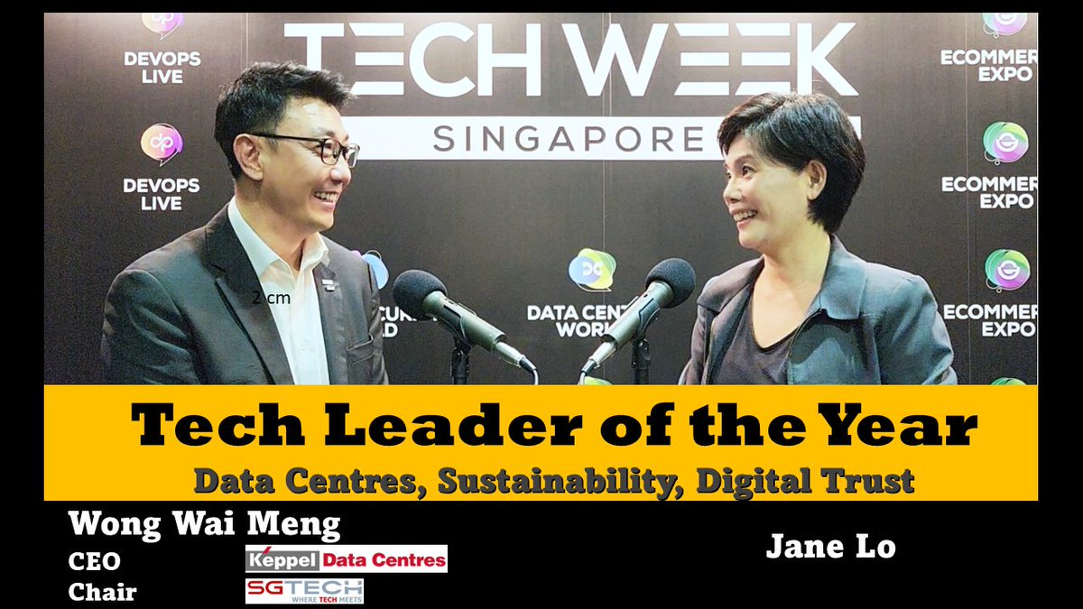 ' #AI  is already here, before even ChatGPT. The technology of #LLM  is already existing.”  – Wai Meng Wong (CEO Keppel Data Centres, Chair SGTech), on AI x #datacentres, and more:
▶️Data centres evolution & #connectivity 
▶️Location factors & #sustainability
▶️#Cybersecurity &