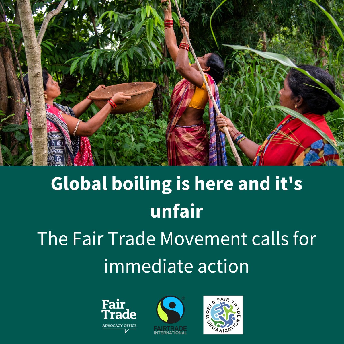 📢Global boiling is here and it's unfair! Ahead of #COP28, have a look at the #FairTrade Movement's recommendations to global leaders on how to champion #ClimateFinance as a force for good & embrace a much-needed multi-dimensional approach 🌱 🔗fairtrade-advocacy.org/other-informat…