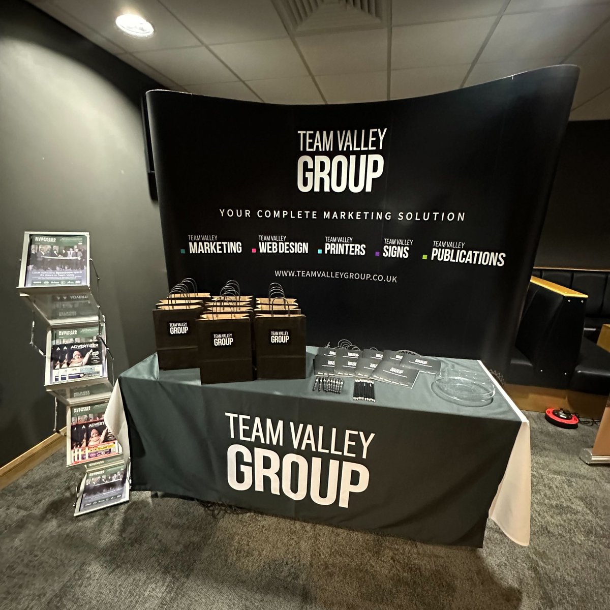 TeamValleyGroup's tweet photo. Today is the day! ✨

We're all set up at the North East Expo! 

Make sure to head over to stand GF13 for a chat, a cupcake and a chance to win a bottle of champagne. 🍾 https://t.co/YC4ROxlECK
