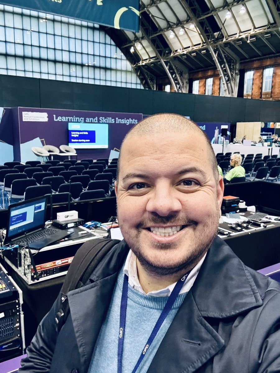 Just arrived at #cipdace - looking forward to hearing from some of the sessions today and meeting some lovely L&D folk.