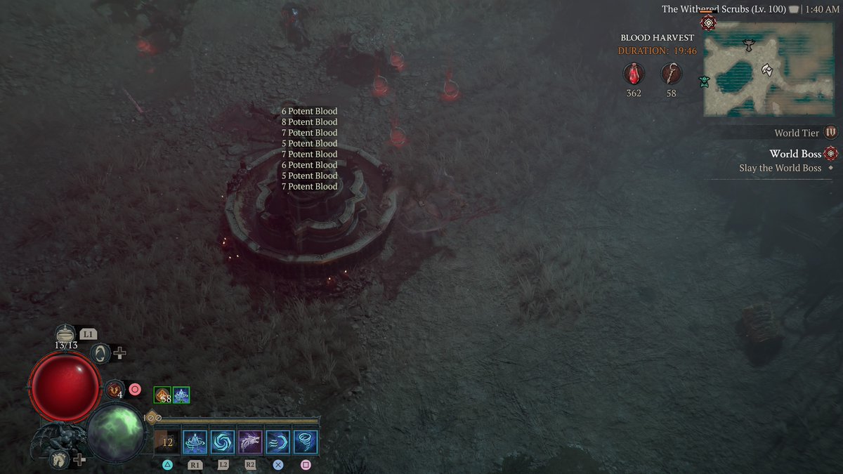 Blaiseyo's tweet photo. #PS5Share, #DiabloIV Come on, unreachable items? #bug https://t.co/BaxxNesKZE