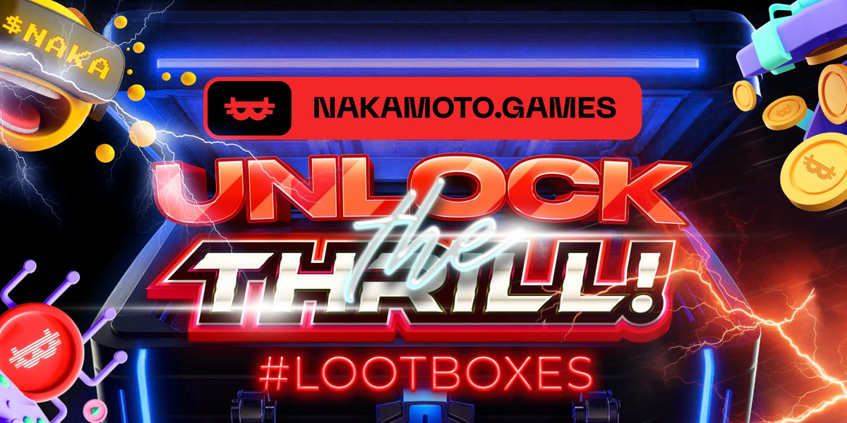 NakamotoGames's tweet image. Unlock the thrill! At Nakamoto Games, we continue to bring more excitement to our Web3 ecosystem. Buy, sell, and trade #LootBoxes for the chance to obtain valuable in-game assets. Launching this December, more rewards for our users. $NAKA #Play2Earn