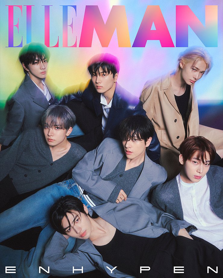 MagzCollection's tweet photo. [KOREA] ENHYPEN for ELLE MAN Korea Magazine - June 2023 #magzCO https://t.co/FJ5ZpPoDFT