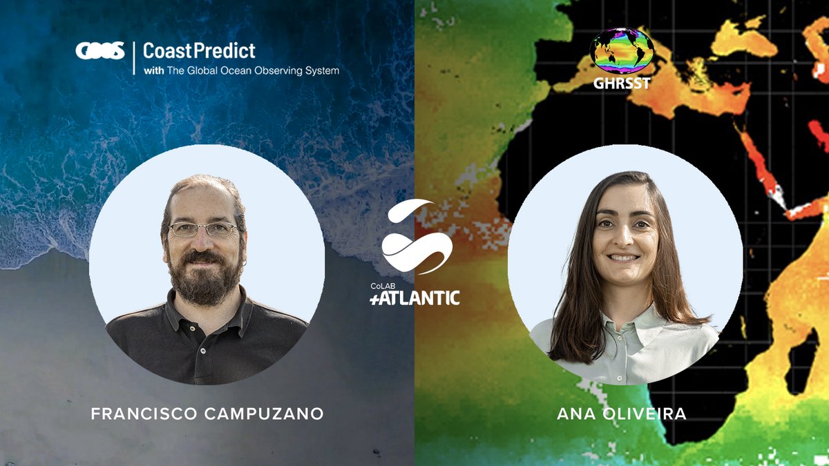 colabatlantic's tweet photo. 🙌🛰️ Ana Oliveira, our #EarthObservation specialist & CTO for Space, was invited to join @GHRSST
🙌🌊 Francisco Campuzano, our #NumericalModelling specialist, is now part of the #CoastPredict Steering Committee
🥂 Congrats Ana and Francisco!
👉 Learn more: https://t.co/IgI6zH7tz9 https://t.co/Kj9wIe4ynG