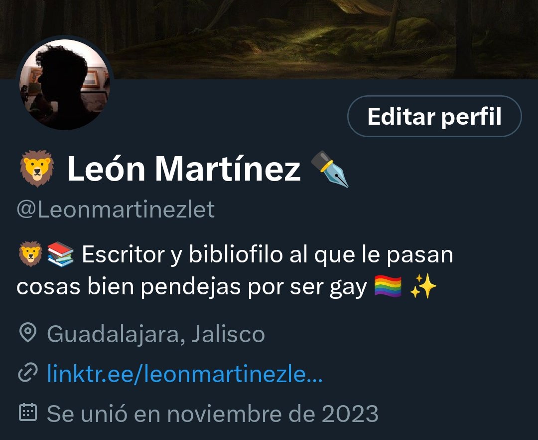 Y pues aquí está el nuevo perfil!!! Les agradezco si son tan amables de seguirme por allá, con equipaje de mano y de forma ordenada, para seguir compartiendo memes, libros y material censurable, 🦁 <a href="/Leonmartinezlet/">🦁 León Martínez ✒️</a>
