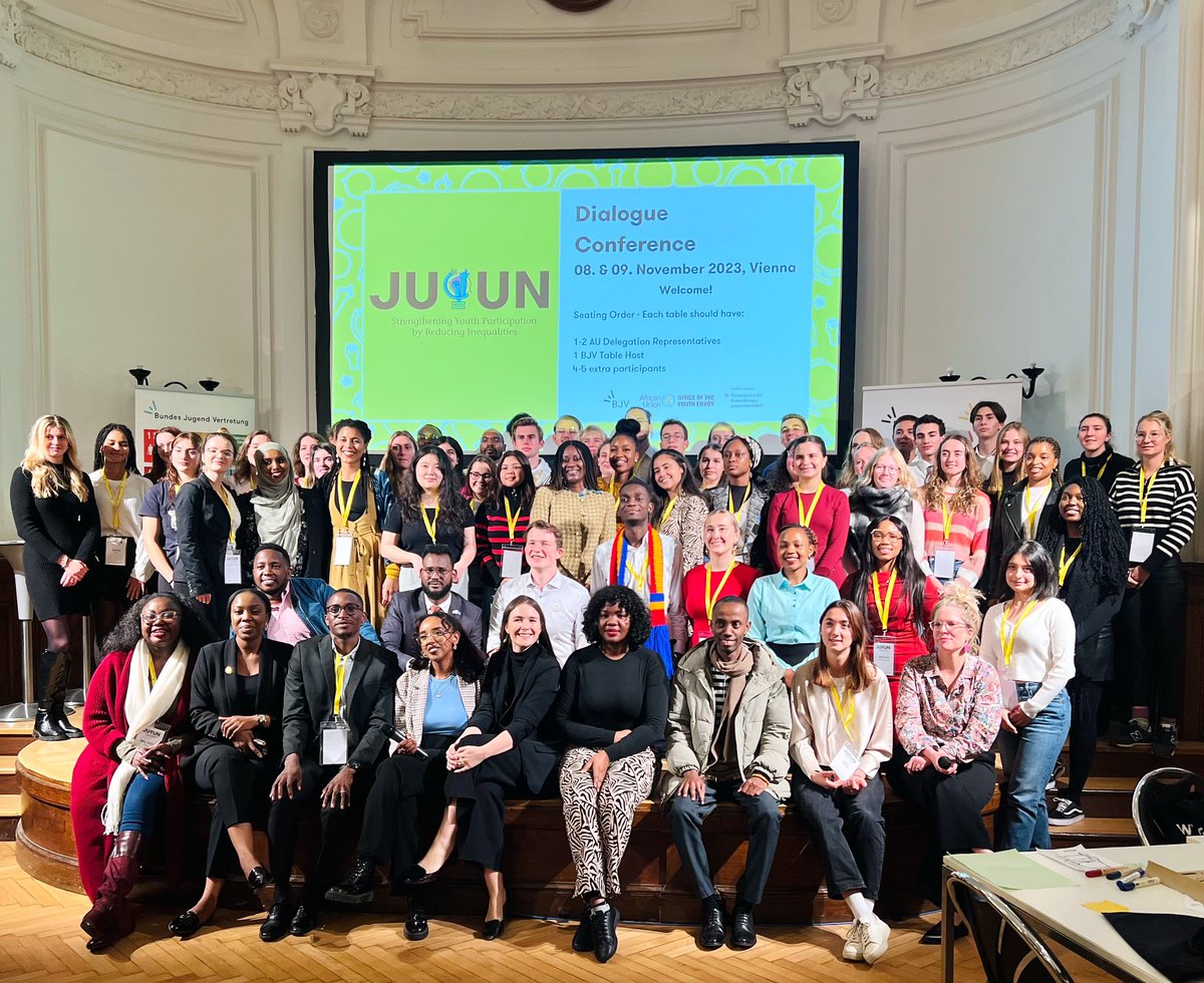MkomwaSylvia's tweet photo. Day 2: Dialogue with the AU Youth Reference Committee.

Insightful discussions with 100+ passionate young minds us we united to amplify global youth participation and combat inequality. 

@AU_YouthEnvoy @globalpeacetz 

#AfricaYouthLed #YRC23 https://t.co/CFsvUyjrlI