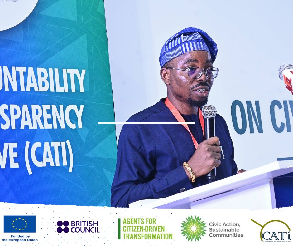 civicactionng's tweet photo. “Our Collective intention is for CSOs to become credible, effective drivers of change. It will be worth our while to make our efforts fruitful.”
Damilare Babalola, National programme Manager, ACT Programme
#CSOConference2023 #SustainbaleCommunities #CivicAction https://t.co/yKxOHNWqP4