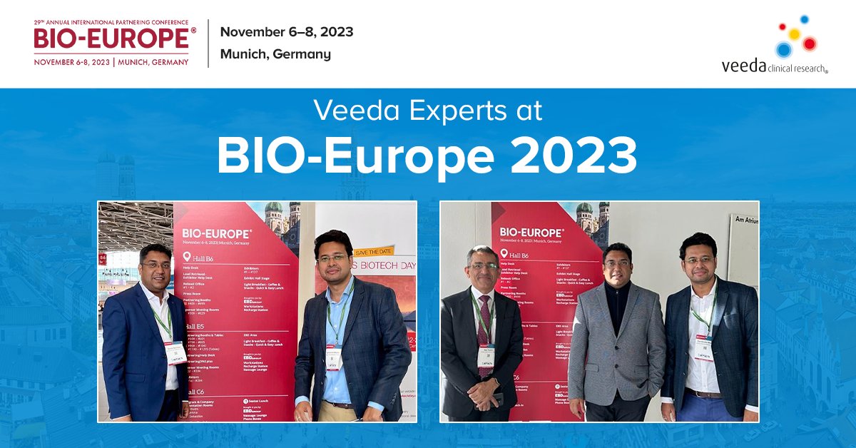 veedacr's tweet image. We are excited to share a glimpse of #BIOEurope 2023, where our experts navigated various pharma &amp;amp; biopharma companies discover our comprehensive approach &amp;amp; expertise at every stage of development.

To know more about our #BiopharmaSolutions, write at info@veedacr.com

#Veeda