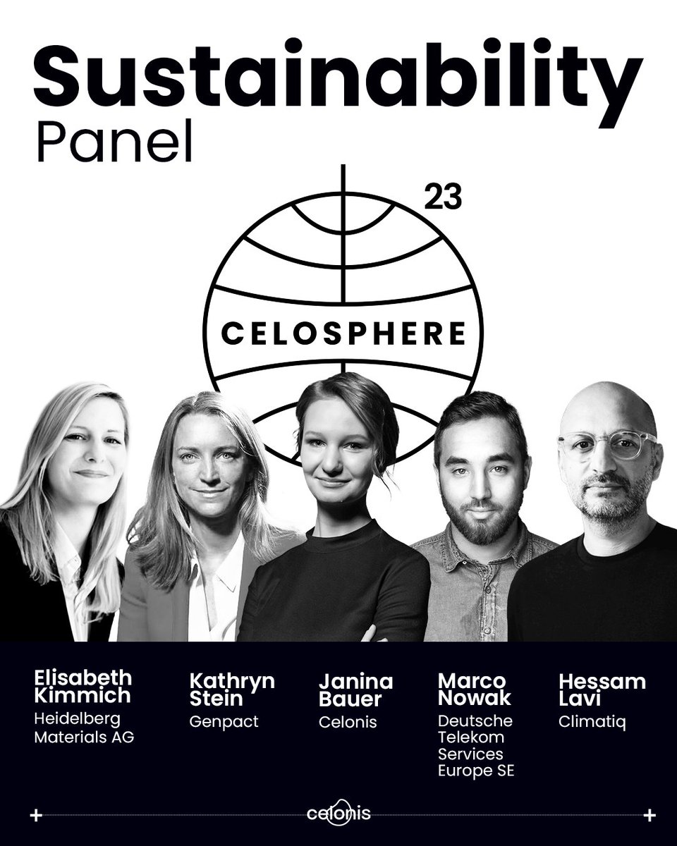 Celonis's tweet photo. The days of vision but no action are over.
Meet the leaders who are making the world a better place.
Only at Celosphere: https://t.co/Elg0xcOUKf
#Celosphere
#MakeProcessesWork https://t.co/PDM3swh8hl