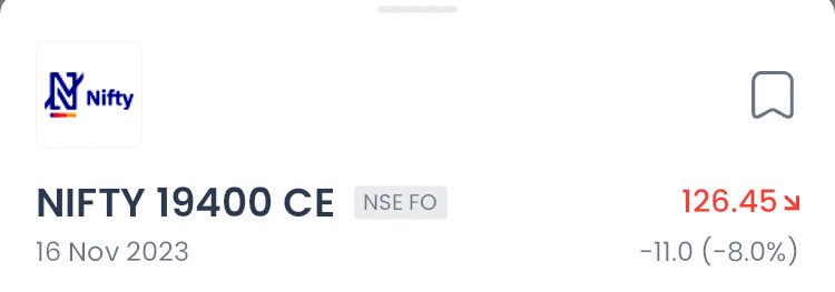 INTRADAYSHORTS's tweet photo. #Nifty 19400CE above  125

16th Expiry 

#BTST

Only risky Players https://t.co/9eyDU8xZSo
