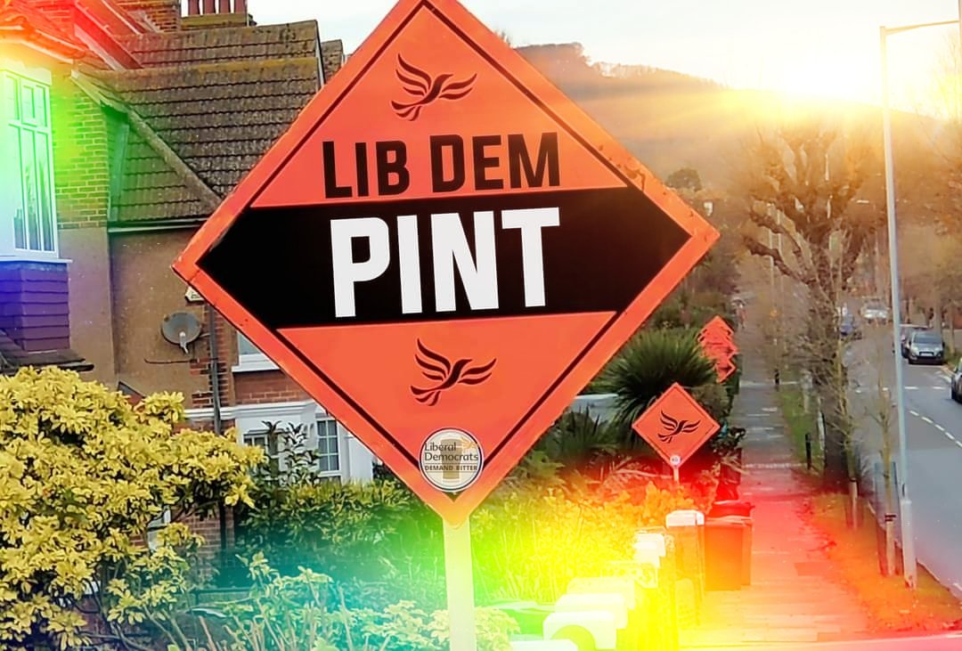 LibDemPintEB's tweet image. Braving the autumnal weather Eastbourne Lib Dems will be seeking shelter and refreshment in The Dolphin this evening (Thurs 9th) from 7:30pm.

Come for a drink, stay for the politics. Get to know #Eastbourne Lib Dems.

All welcome. Come as you are.

Cheers