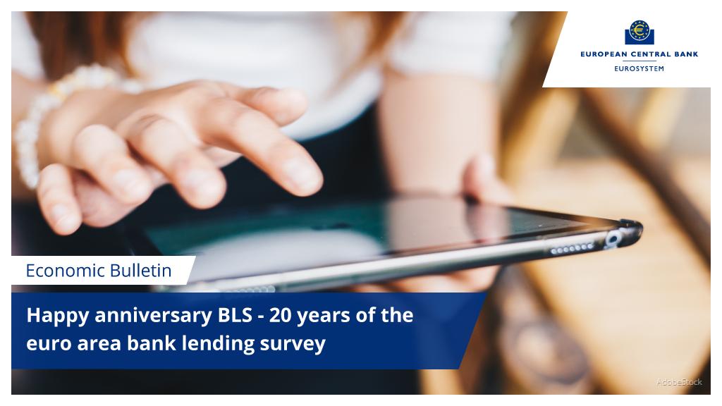 ecb's tweet photo. The euro area bank lending survey has informed monetary policy on changes in credit supply and demand for the past 20 years. It confirms a strong transmission of monetary policy tightening to bank lending conditions since 2022. 

Read the #EconomicBulletin https://t.co/PS6BXzb8FT https://t.co/mSP9km723i