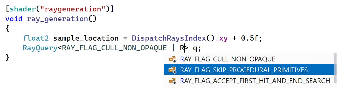 resharper_cpp's tweet image. Do you develop in HLSL? A new ReSharper C++ 2023.3 EAP brings several improvements for HLSL support:
- Full support for HLSL templates
- Support for RayQuery
blog.jetbrains.com/rscpp/2023/11/… #gamedevelopment