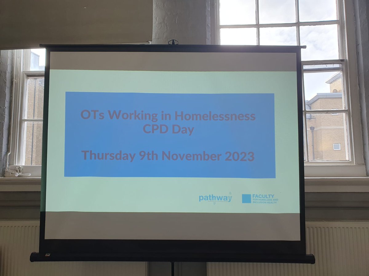 Pathway (@pathwayuk) on Twitter photo It's <a href="/theRCOT/">Royal College of Occupational Therapists</a> #OTWeek and we are very happy to be kicking off our first Occupational Therapists Working in Homelessness CPD day at <a href="/Lifthub/">Lift Islington</a>! Looking forward to a day of knowledge sharing and looking at ways to raise the profile of OTs working in #homelessness & #inclusionhealth. It's <a href="/theRCOT/">Royal College of Occupational Therapists</a> #OTWeek and we are very happy to be kicking off our first Occupational Therapists Working in Homelessness CPD day at <a href="/Lifthub/">Lift Islington</a>! Looking forward to a day of knowledge sharing and looking at ways to raise the profile of OTs working in #homelessness & #inclusionhealth.