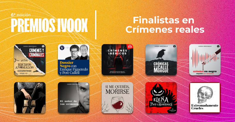 ivoox's tweet photo. ¡Vamos con una nueva #QuinielaDeLosiVoox! 🤩

Menciona al podcast que crees que será el ganador de Crímenes reales y déjanos tus predicciones en comentarios 🔪🔮

¿Quién será el vencedor? 🥁

 El 16 de noviembre lo descubriremos juntos... ⏰
