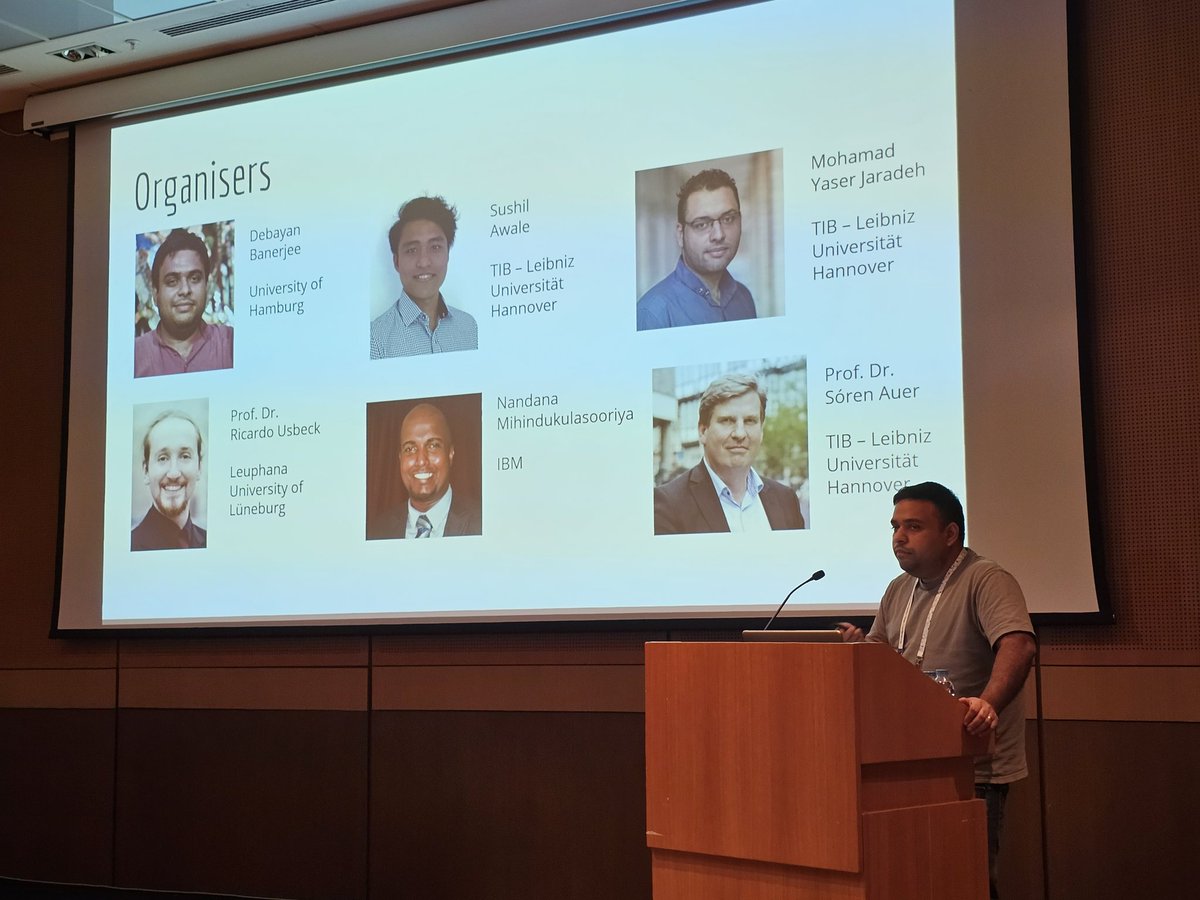 nandanamihindu's tweet image. The first scholarly QALD ISWC challenge is happening now at MC3.

#iswc2023 @iswc_conf 

@debayan @sushilawale @Ricardo_Usbeck @SoerenAuer