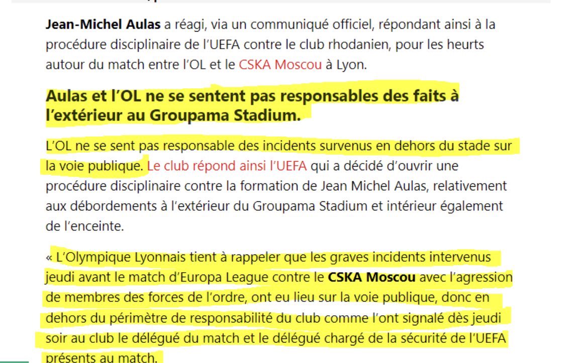 Bloons77's tweet photo. @OL @Fatih2mars Je comprends pas, quand c'est chez vous, vous ne vous sentez pas responsable et l'OM serait responsable pour vous... niveau incohérences, vous faites fort là https://t.co/jVTOsXQEA7