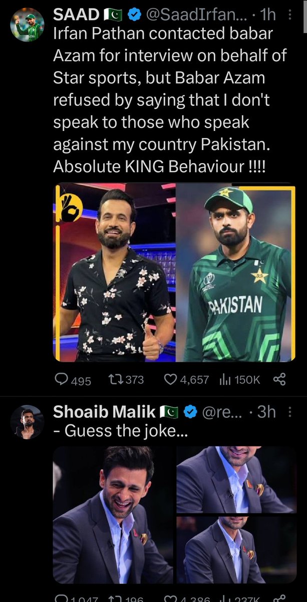 MayureshShukla7's tweet photo. @SaadIrfan258 Guess the joke. https://t.co/nSqdlp0SiF