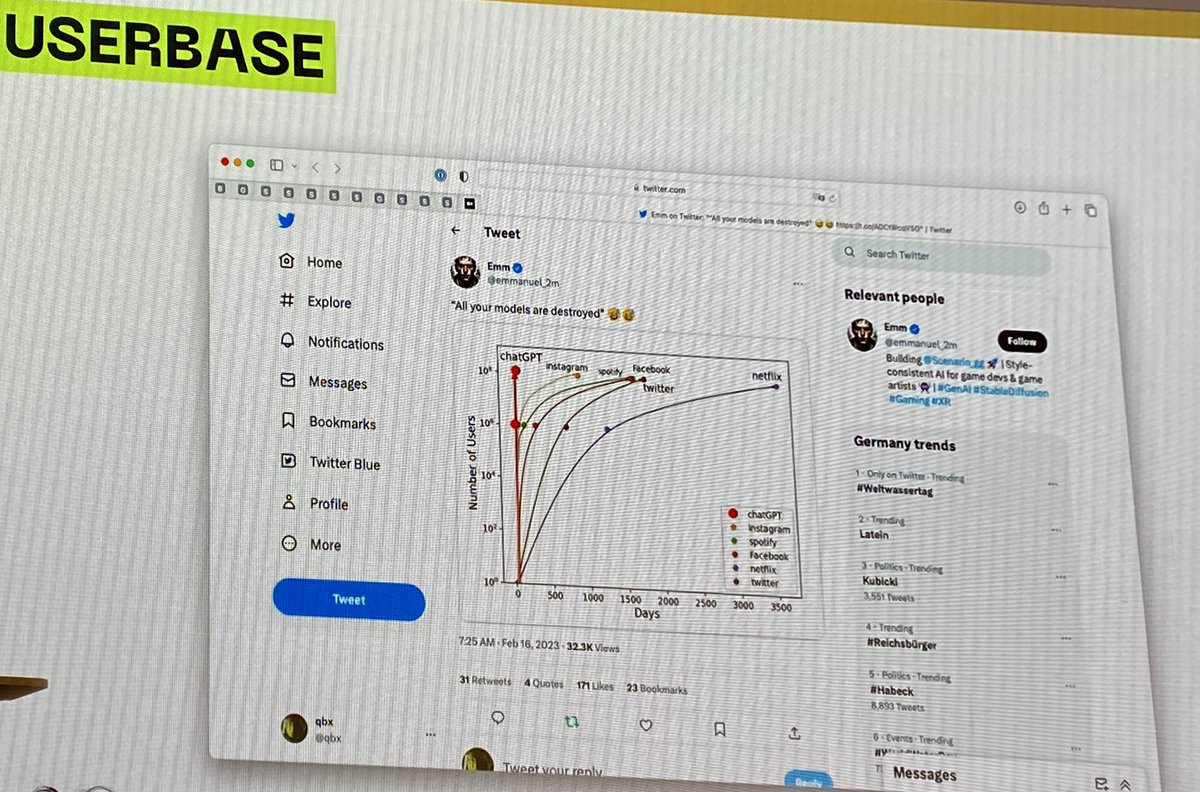 Heute bei den Tourismustagen in Bremerhaven 
„Welche Qualität kann KI für eine nachhaltige Tourismusentwicklung haben“
Keynote Joachim Unterberger (Chief Innovation Officer &amp; Chief Creative Officer bei @SaintElmo) 
#ki #tourismus