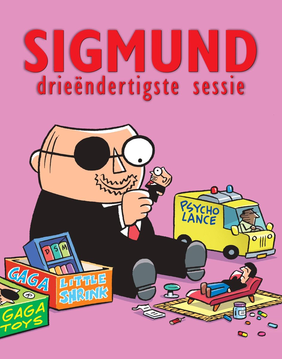 stripland_BENL's tweet photo. Kreeg #Sigmund op #11November wat van #SintMaarten? De cover doet vermoeden van wel. Tijdens de drieëndertigste sessie van de kleine therapeut komt er zowaar een #wapenstilstand met #Sinterklaas aan te pas. Nu te koop. #PeterDeWit #Harmonie https://t.co/FkYJefteZt