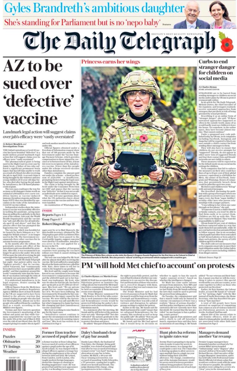 garetheve's tweet photo. 9/11/2023
@Telegraph 

Why does it have to come to this? 

Why can’t the Government and AstraZeneca just talk to us?

Why do they want to fight people already on their knees with grief? https://t.co/mfIM0xCqba