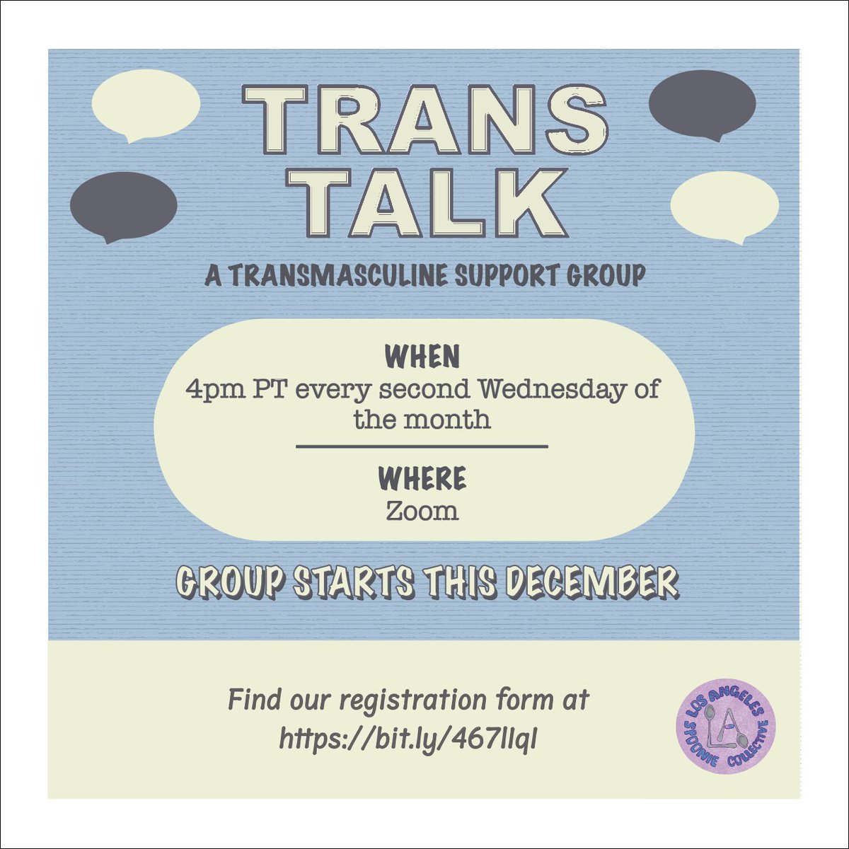LaSpoonies's tweet image. #LASpoonieCollective #TransTalk #TransSupportGroup #transmasculine