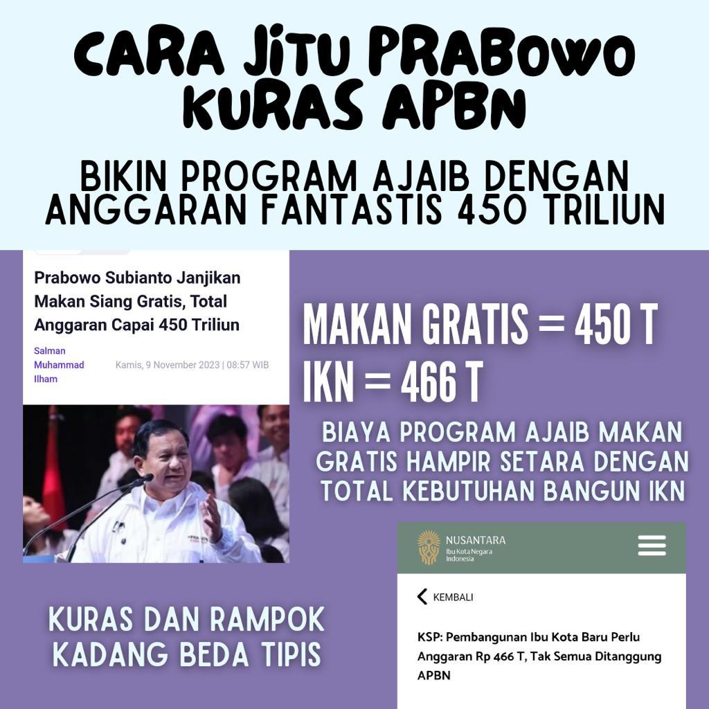 Hadimakpul's tweet photo. Program kerja apaan ini?! 😂😂
Klo cuman ngasih gratis2 ya gausah jadi capres pak! 
#HalaMadrid #Prabowoambisius #GibranCawapresIlegal https://t.co/1nvTrhqvoF
