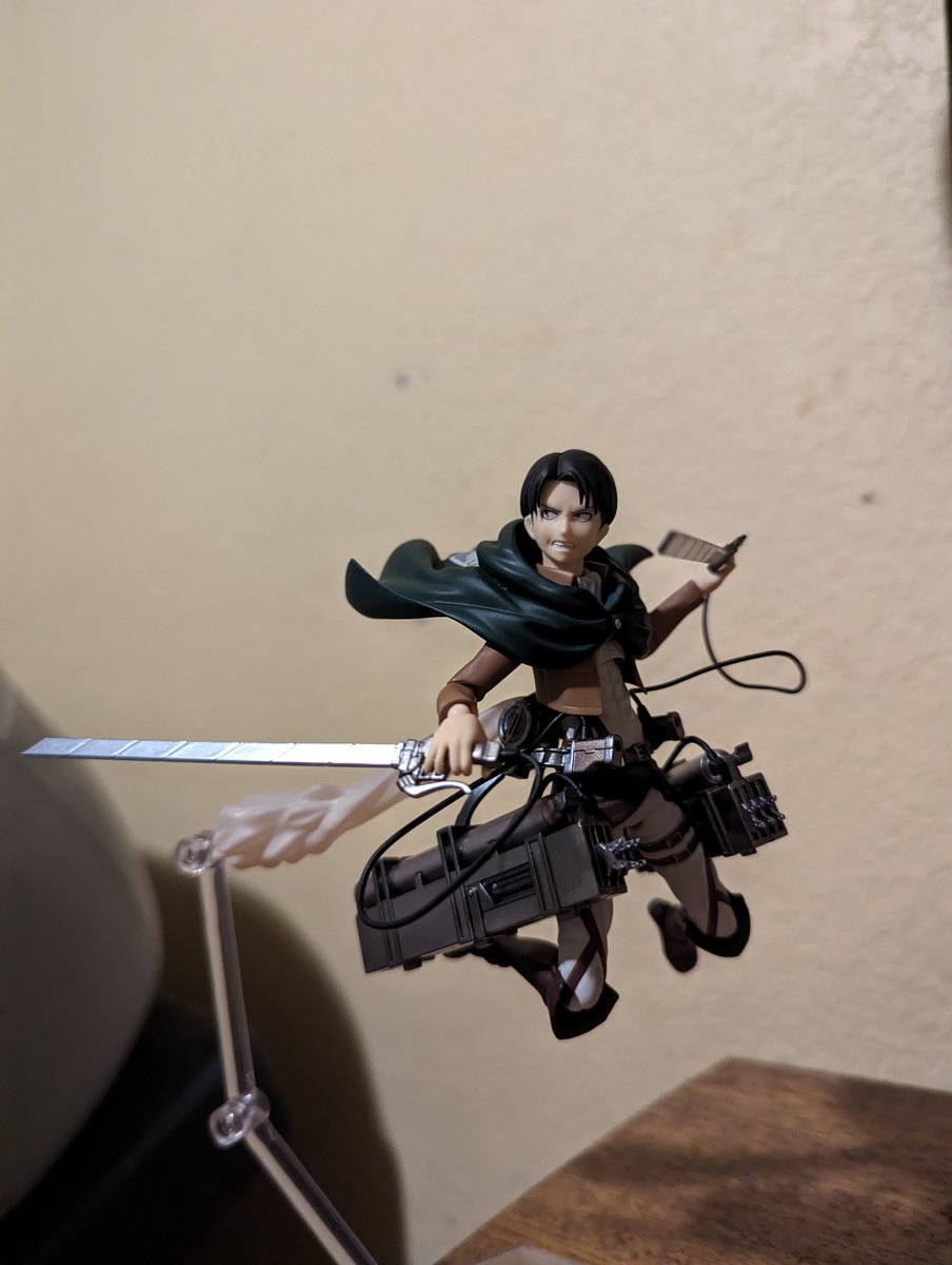 HaloIsFriend's tweet photo. Just got my Figma Levi figure. The detail is immaculate... https://t.co/5iBv6RQJkH