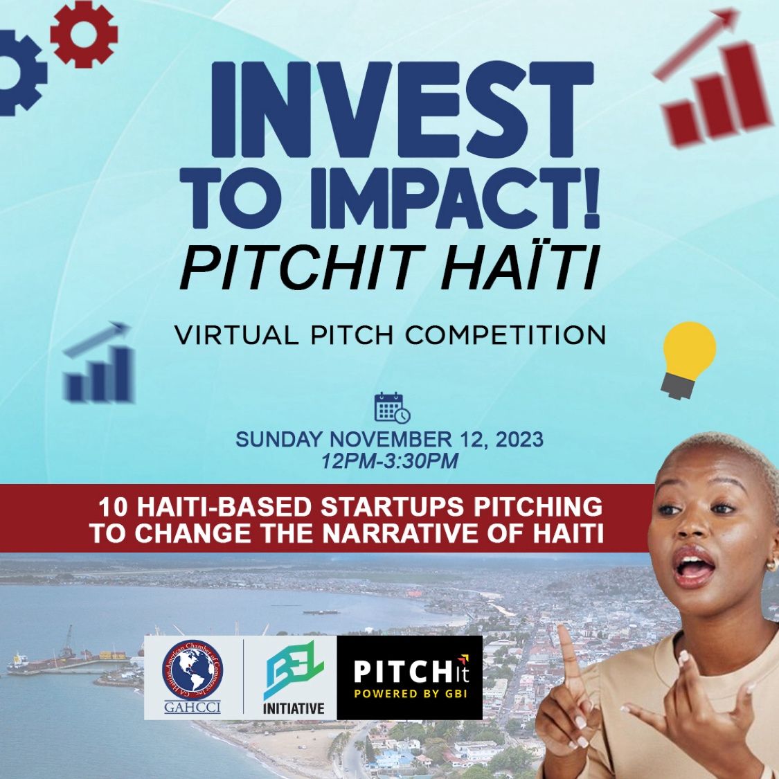 GbiHaiti's tweet photo. In celebration of Global Entrepreneurship Week, highlighting investment opportunities in HT, collaborating with GA Haitian-American Chamber of Commerce, Inc. showcasing 10 entrepreneurs who will pitch their startups to the Haitian diaspora &amp; the world!
https://t.co/muNIzKAAmr https://t.co/xUe216rFX1