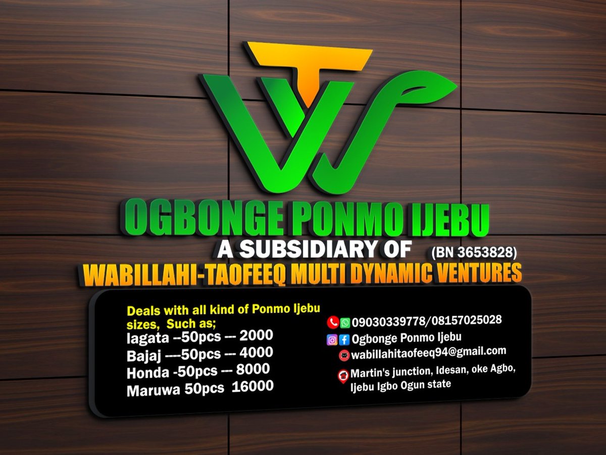 Ajibise Taofeeq O. tweet media