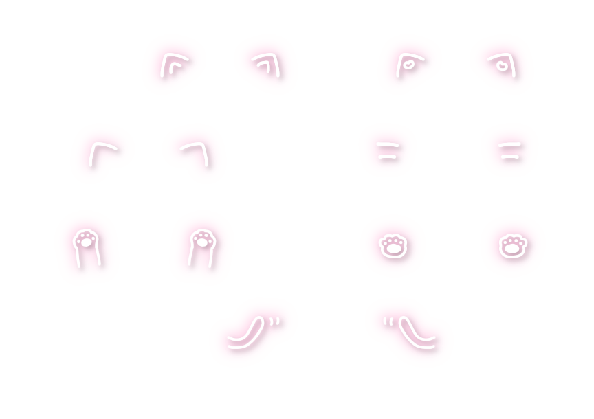 nyanstmp's tweet image. ねこセット^.  ̫ .^🤍
歌詞スタンプと組み合わせても🆗