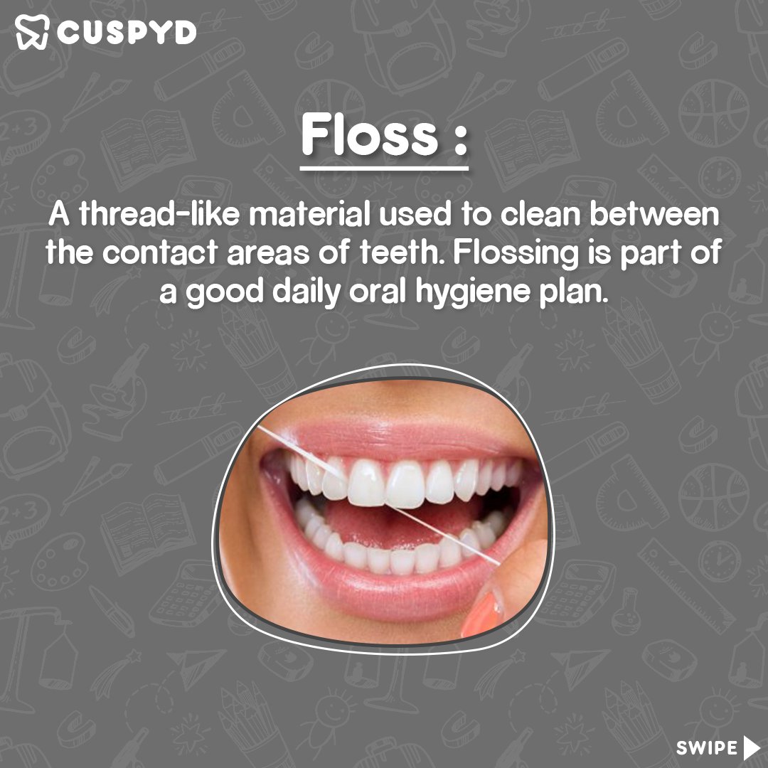 cuspyd_dental's tweet photo. "ABCs of Dentistry". 
Today starting with the letter 🌟#F
for your weekly dose of dental #terminologies &amp; their #meanings 
Follow @cuspyd_dental

 #easyunderstanding #learn #dentistry #easylearning #Dental #dentalterminology #studytwt #KnowBeforeYouGo https://t.co/iIzCtgH3oe