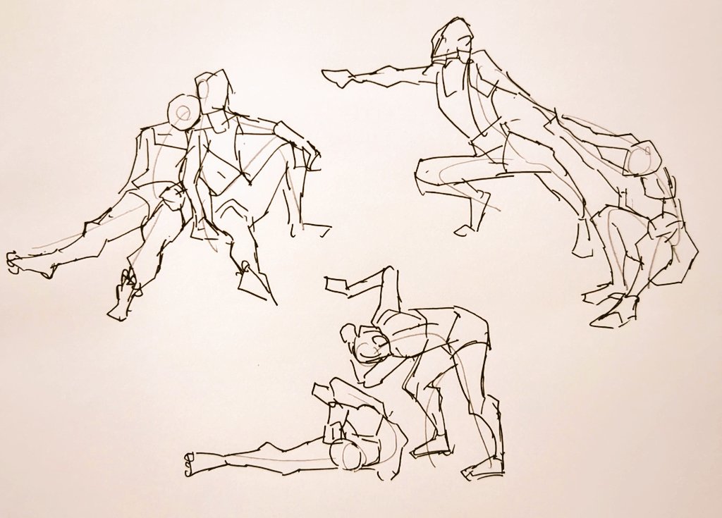 「#1日1模写 Ⅲ 317/365 久しぶりの一分で二人は厳しかった〜 でも楽しか」|伊吹天花🦄漫画家のイラスト