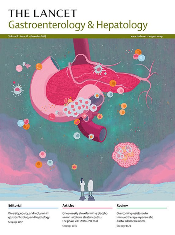 LancetGastroHep's tweet photo. Our December issue is now available at www.the https://t.co/y1wiaZnfp0! Content includes #DEI, treatments for #NALFD #MASLD, #LynchSyndrome, #haemochromatosis, #immunotherapy for #PancreaticCancer, &amp; more…

#GITwitter #LiverTwitter #MedTwitter https://t.co/SL5PoANoV3