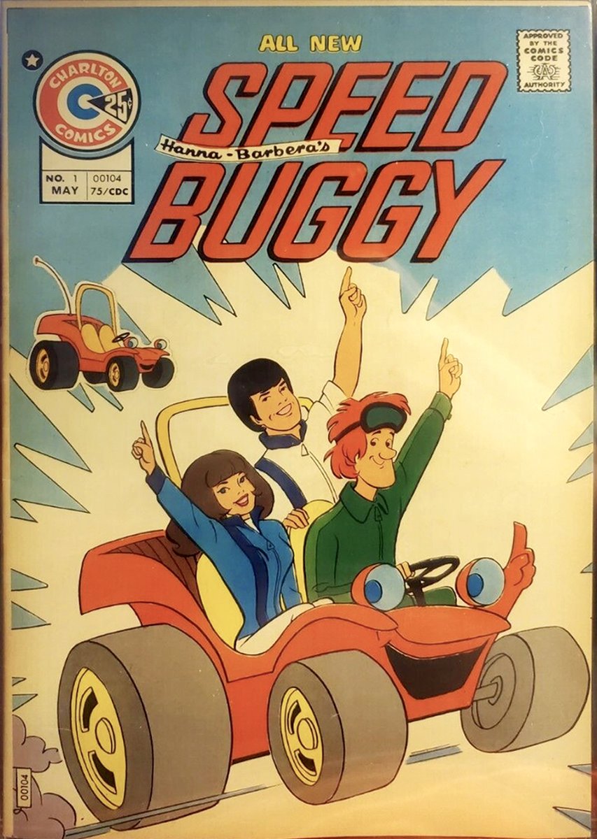 Loston_Wallace's tweet photo. #SpeedBuggy #CharltonComics #HannaBarbera
My copy of SPEED BUGGY #1. https://t.co/EEp7EupZi0