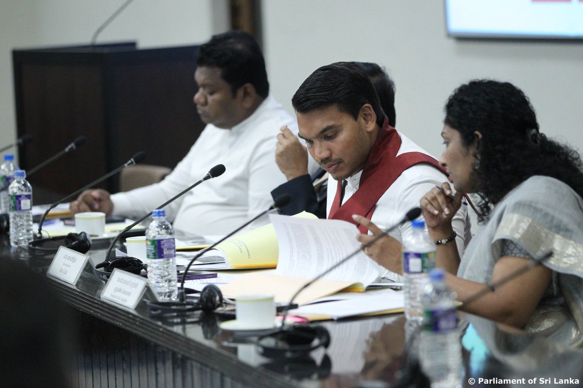 RajapaksaNamal's tweet photo. At the Sub Committee, we discussed the University College for Entrepreneurship at @usjp, launched in September 2023. Goal: boost entrepreneurship at #USJP. Next steps: government decisions on the model and implementation. https://t.co/tW2mGbTVU3